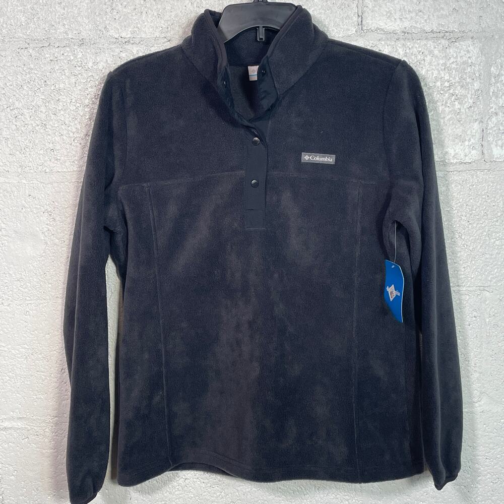 Columbia Women's Benton Springs Half-Snap Pullover Black XXL